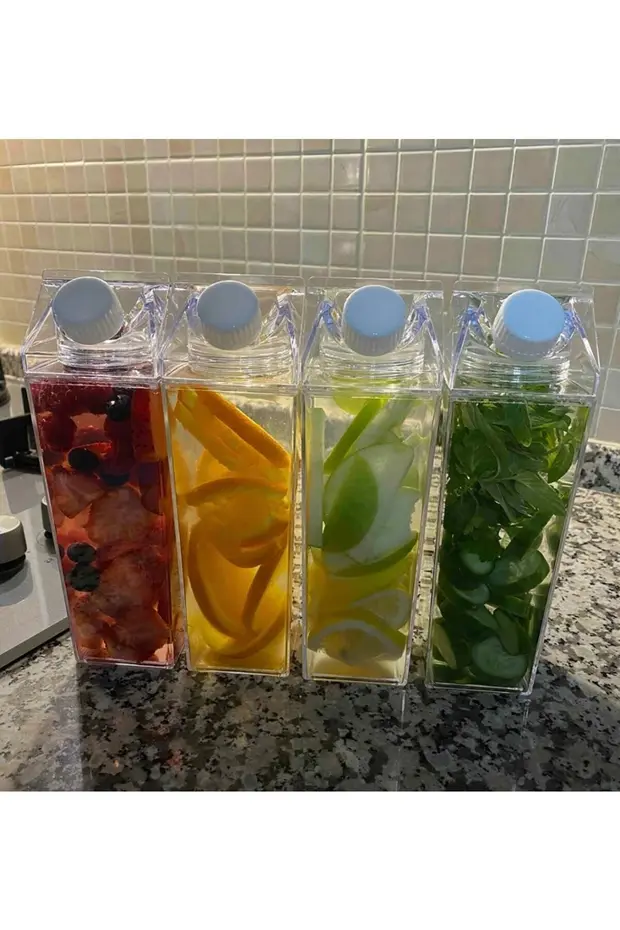500ml Mika Süt Kutu Tasarımlı Su Kahve Içecek Şişesi | Cam Değildir | Kahve Ve Sunum Bardağı 500ml Mika Süt Kutu Tasarımlı Su Kahve Içecek Şişesi | Cam Değildir | Kahve Ve Sunum Bardağı